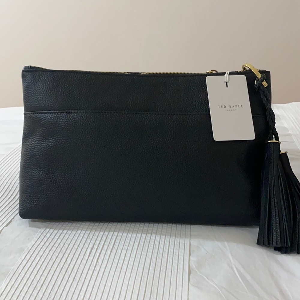 Black Night new bag one size leather and sweater